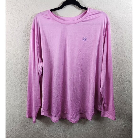 New Lauren James Womens XL Pink Long Sleeve Fish Graphic Back Upf 30+ Shirt - Picture 2 of 6